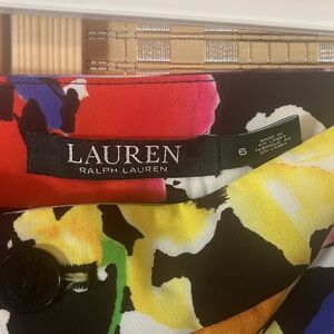 Lauren by Ralph Lauren floral wide leg pants
